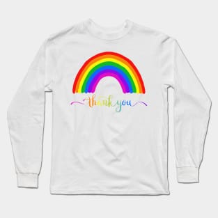 Rainbow Thankyou Long Sleeve T-Shirt